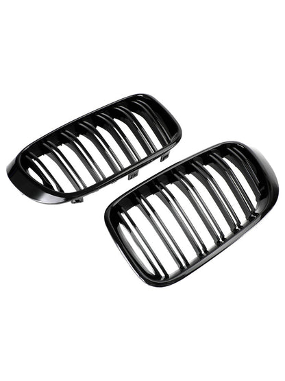 2014-2017 BMW X3 F25 / X4 F26 Gloss Black Front Bumper Kidney Grille