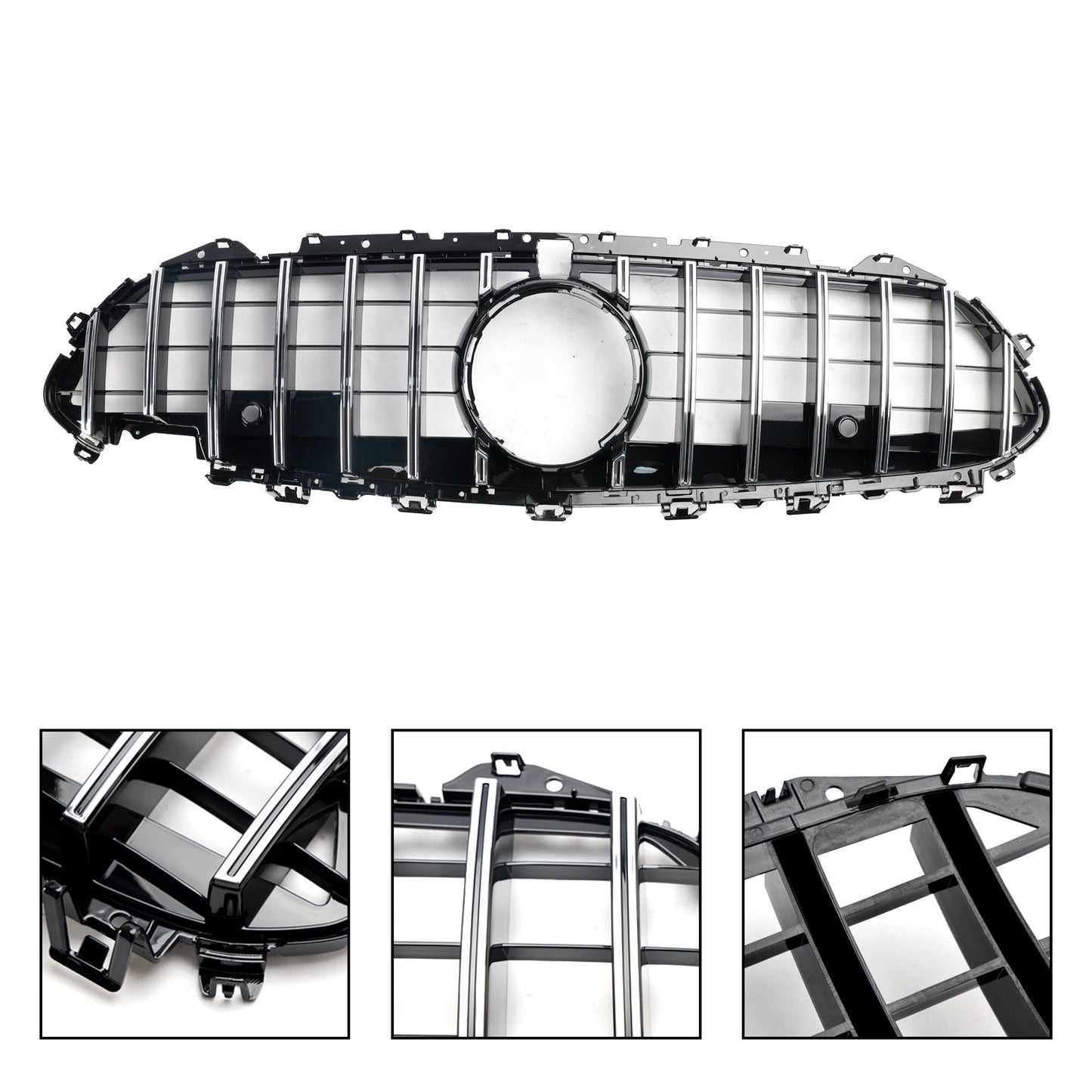 2018-2024 Mercedes-Benz CLS-Class C257 W257 Coupe Chrome Front Bumper Grille