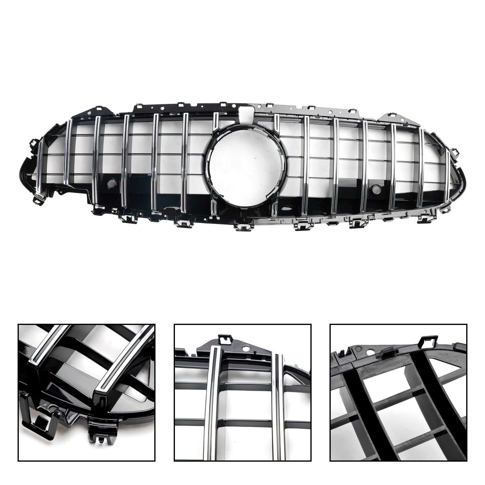2018-2024 Mercedes-Benz CLS-Class C257 W257 Coupe Chrome Front Bumper Grille