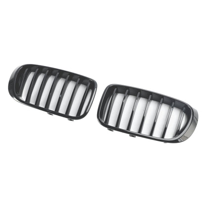 2014-2017 BMW X4 F26 Facelift Gloss Black Front Bumper Kidney Grille