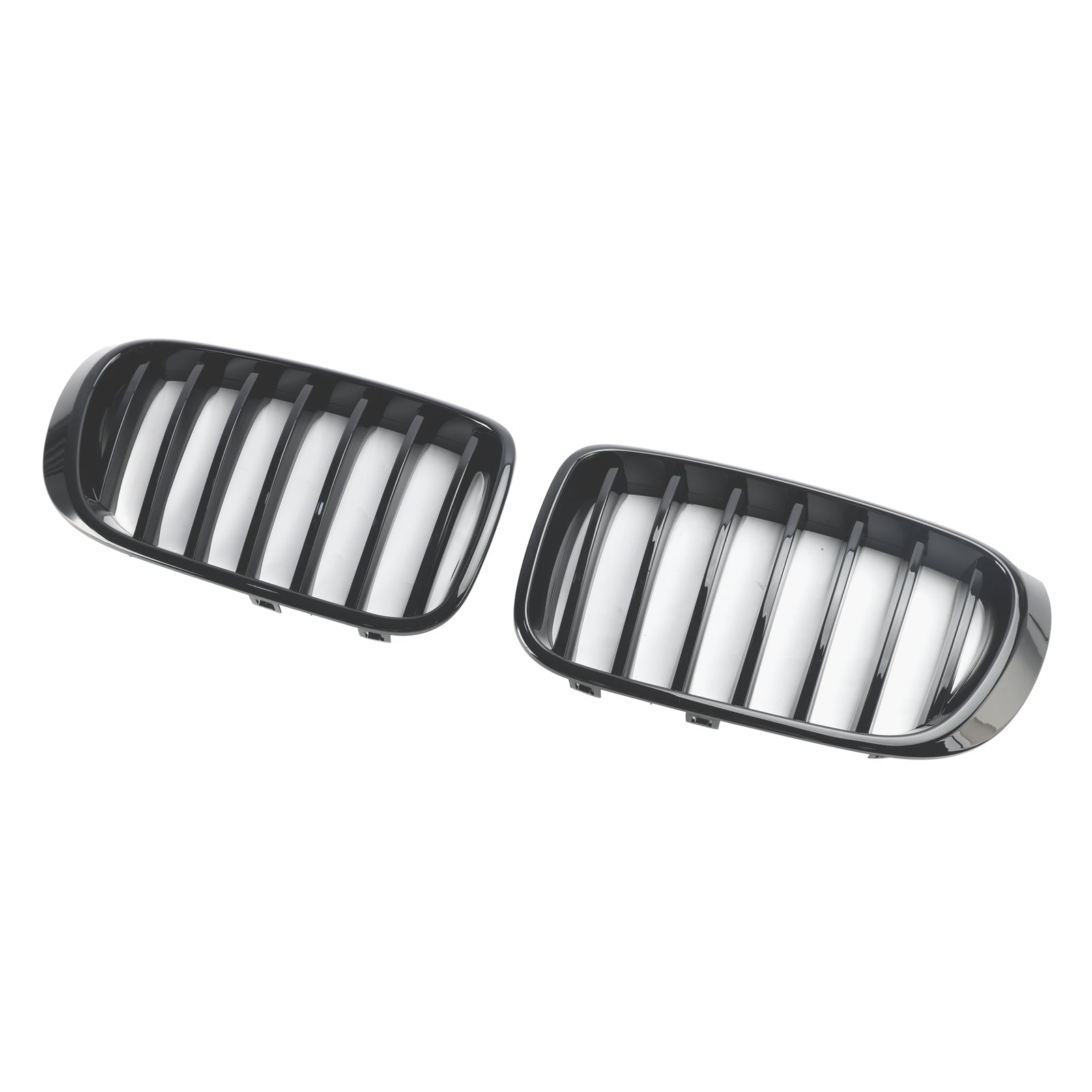 2014-2017 BMW X3 F25 Facelift Gloss Black Front Bumper Kidney Grille