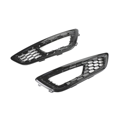 2015-2017 Ford Focus Pair Front Bumper Fog Light Lamp Cover Bezel Grill F1EZ15200A F1EZ15201A