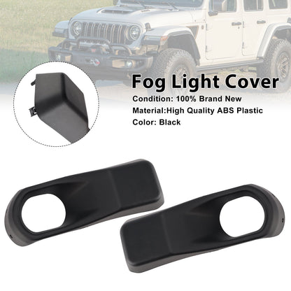 2018-2025 Jeep Gladiator Fog Light Bezel Trim — Pair (68295558AA / 68295559AA)