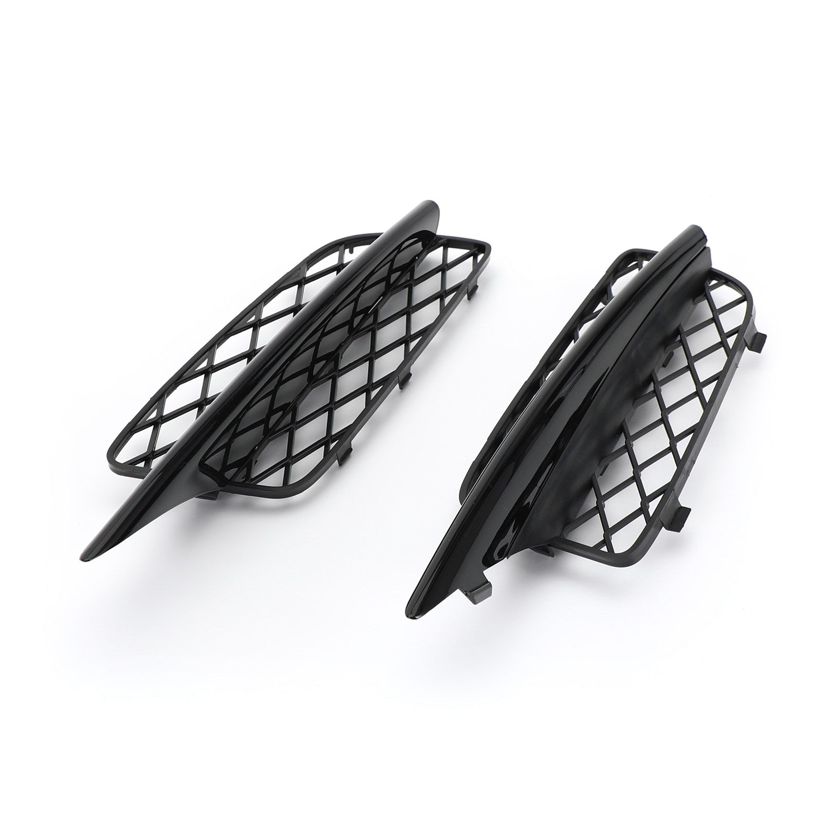 2007-2010 BMW X5 E70 Front Bumper Fog Light Grille — Pair (51117159593 / 51117159594)