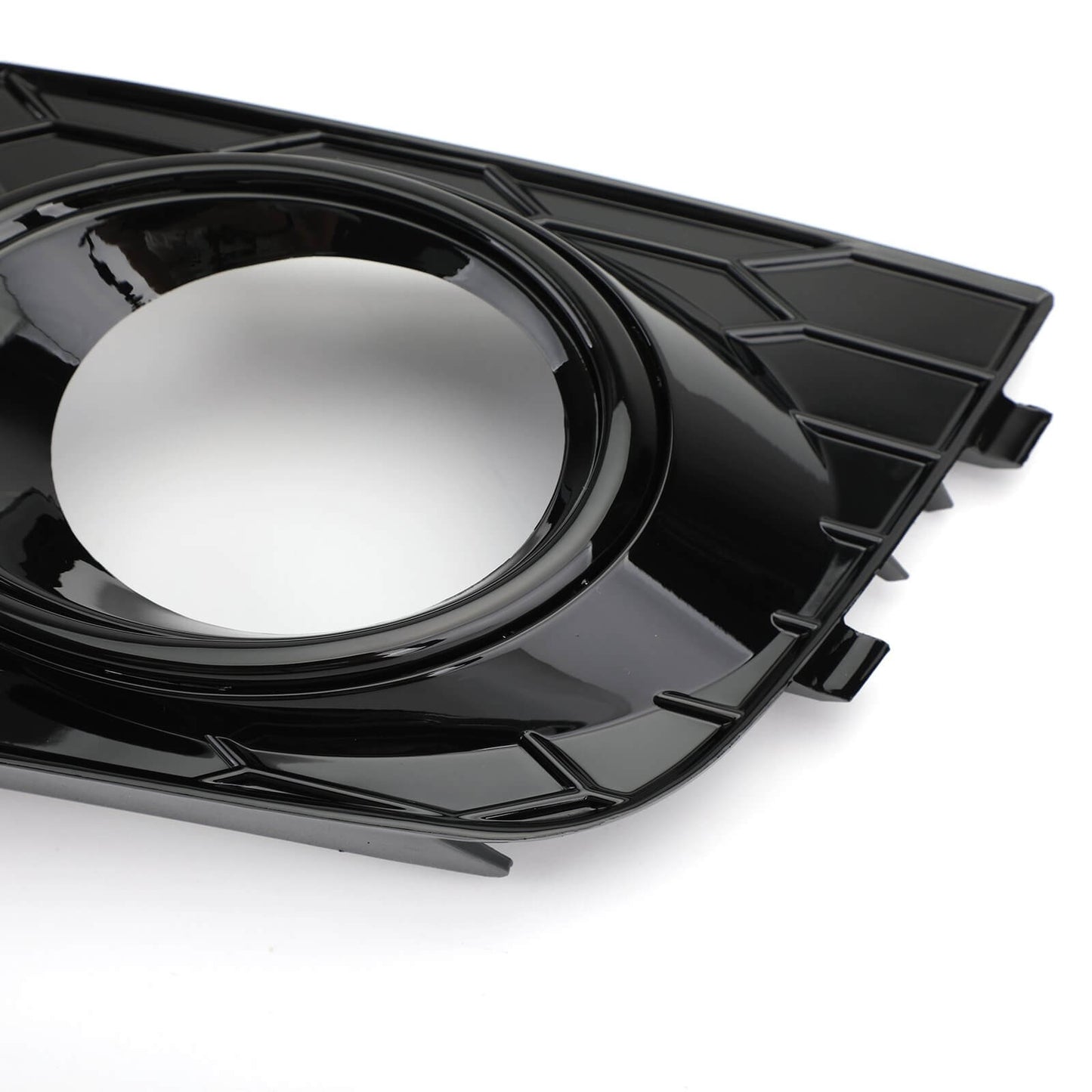 2009-2012 Audi A4 B8 Honeycomb Mesh Fog Light Open Vent Grill — Pair