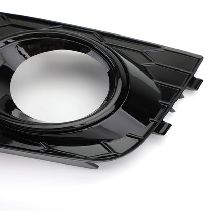 2009-2012 Audi A4 B8 Honeycomb Mesh Fog Light Open Vent Grill — Pair