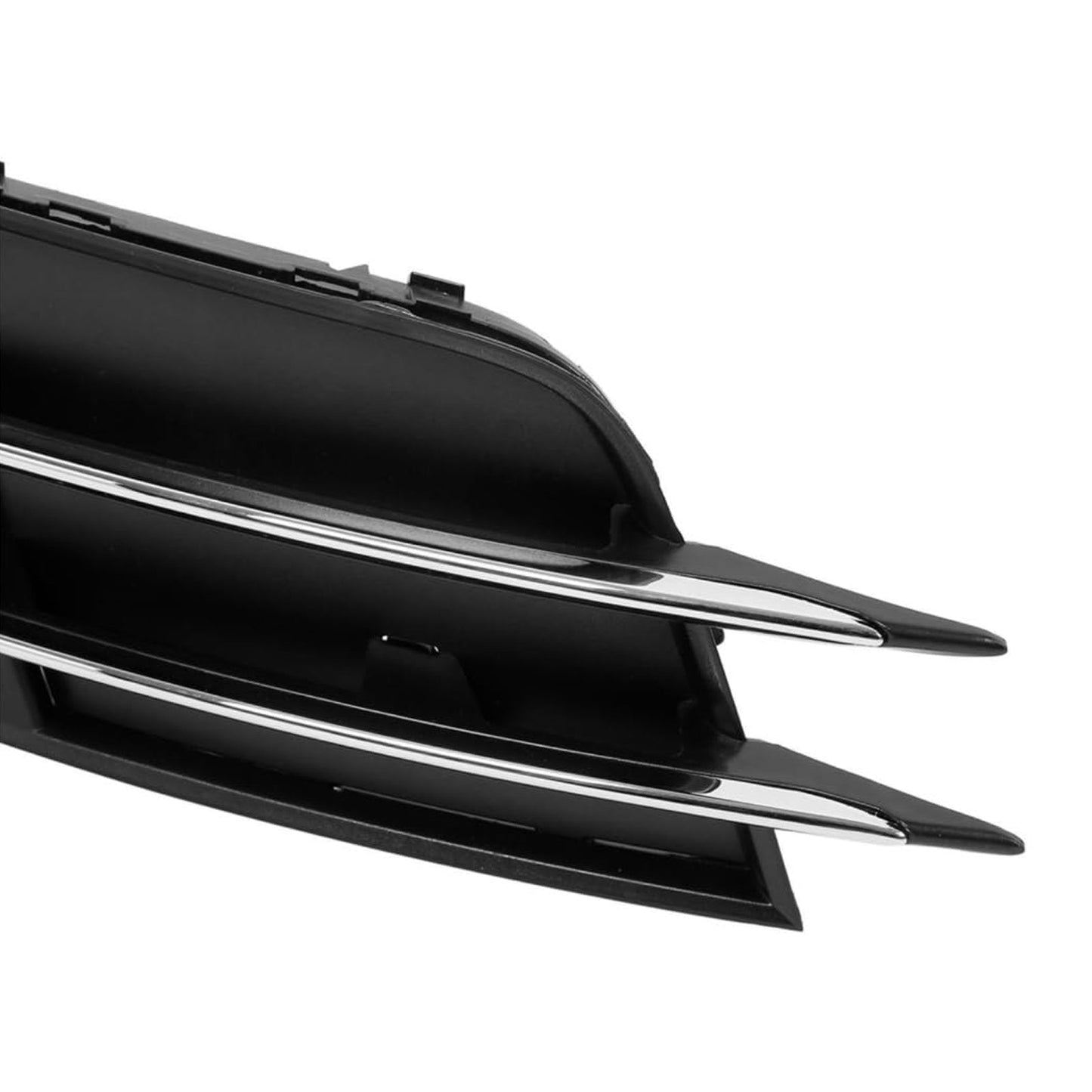 2012-2014 Audi A6 C7 Front Side Lower Bumper Fog Light Grille — Pair (4G0807681 / 4G0807682)