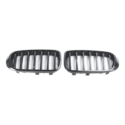 2014-2017 BMW X3 F25 Facelift Gloss Black Front Bumper Kidney Grille