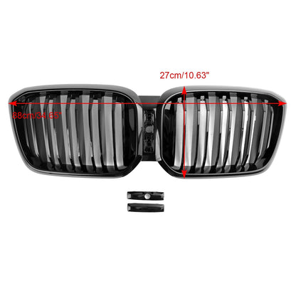 2022-2023 BMW X3 G01 X4 G02 Gloss Black Front Kidney Grille