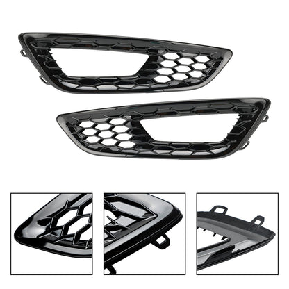 2015-2018 Ford Focus 2PCS Front Bumper Fog Light Lamp Cover Bezel Grille F1EZ15266D F1EZ15266G