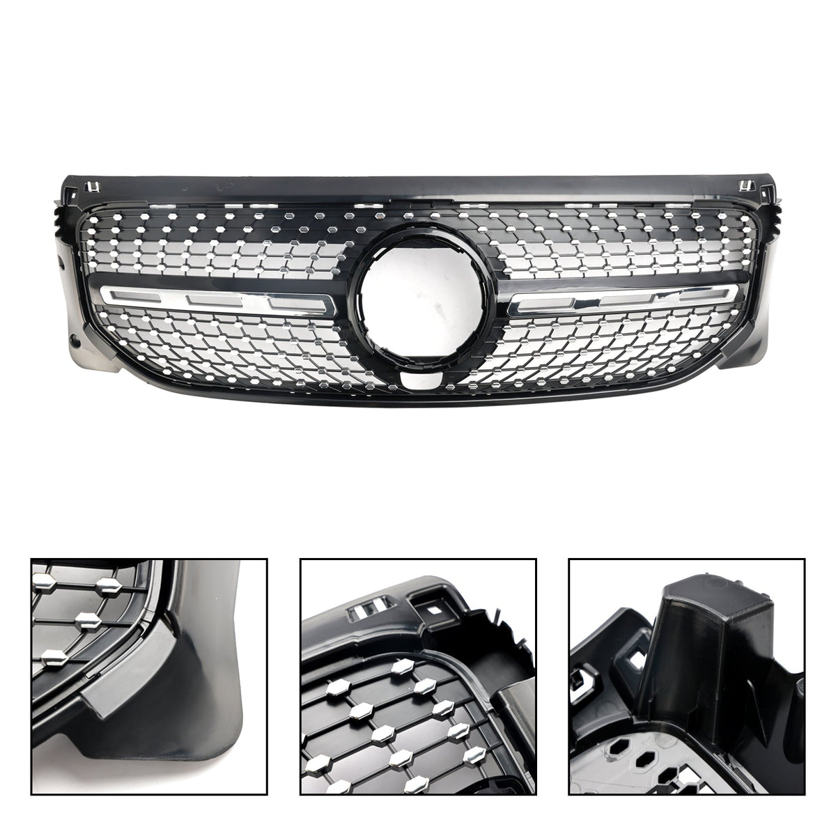 2020-2023 Mercedes-Benz GLB-Class X247 Diamond Front Bumper Grille