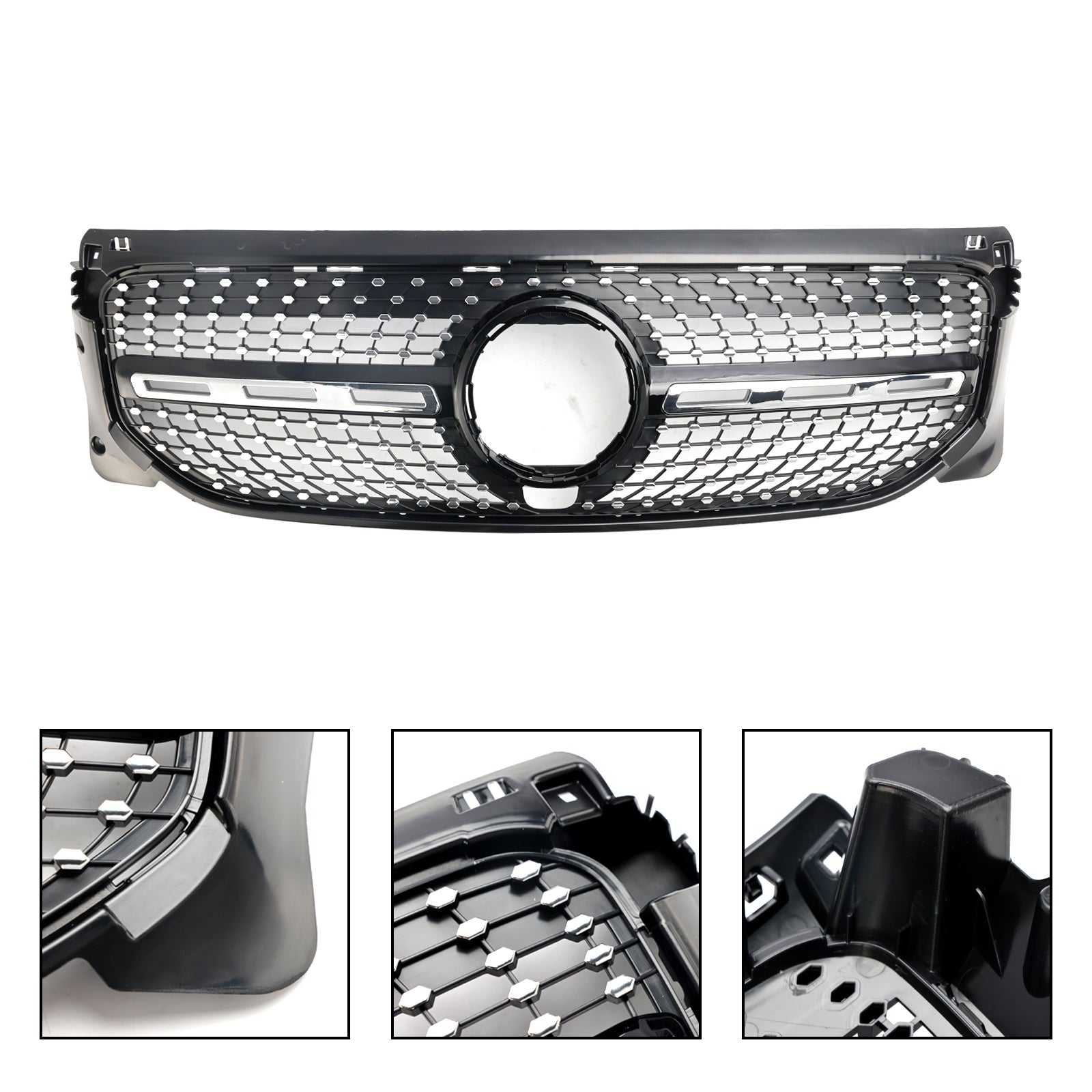 2020-2023 Mercedes-Benz GLB-Class X247 Diamond Front Bumper Grille