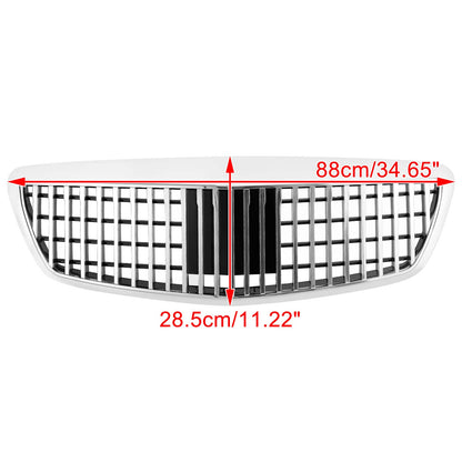 2007-2009 Mercedes-Benz S-Class W221 S450 S550 S63 Maybach Style Chrome Grille (MB2055869)