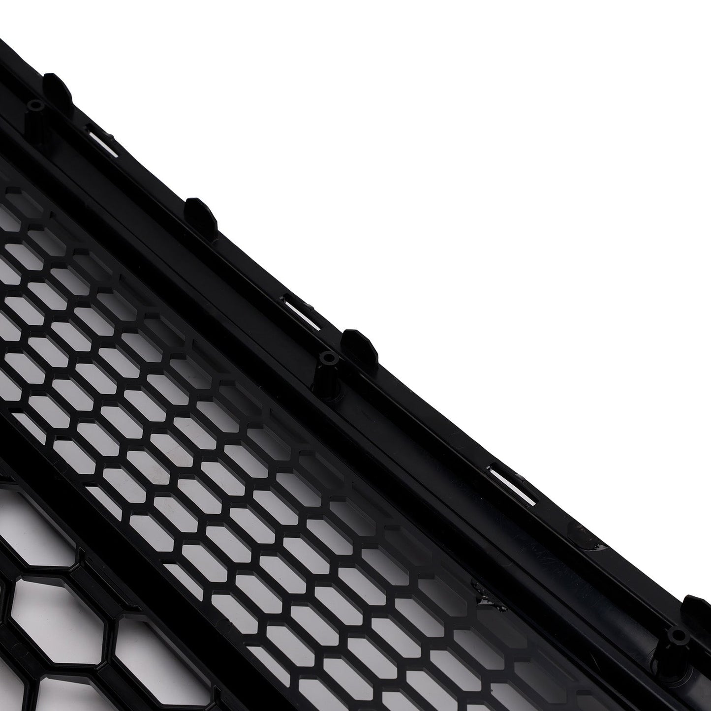 2016-2019 Audi Q7 Gloss Black Front Bumper Radiator Vent Mesh Grille