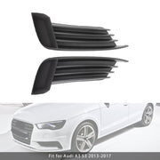 2013-2017 Audi A3 S3 Front Side Lower Bumper Grille Fog Light Grille — Pair (8V5807681 / 8V5807682)