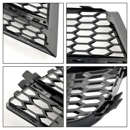 2016-2020 Audi A3 8V S-Line Front Fog Light Cover Bezel Grille — Pair (8V3807681AE / 8V3807682Q)