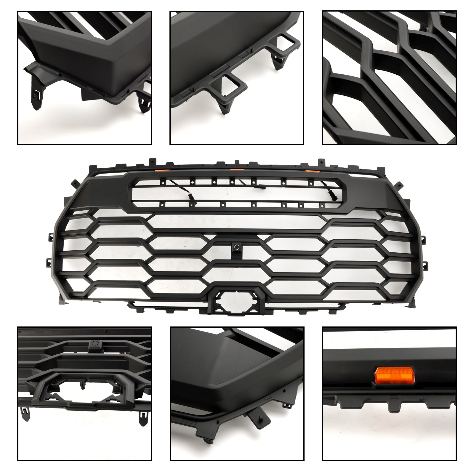 2022-2025 Toyota Tundra TRD PRO 2022-2024 Matte Black Front Grill