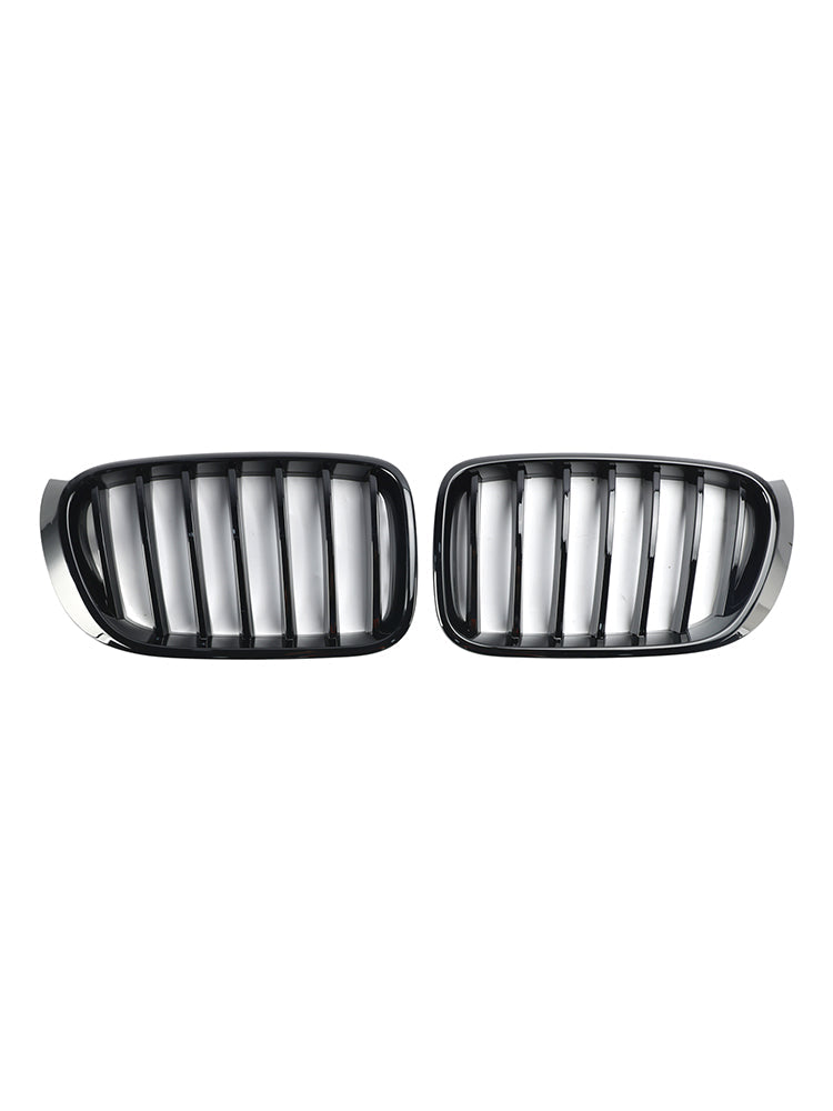 2014-2017 BMW X3 F25 Facelift Gloss Black Front Bumper Kidney Grille