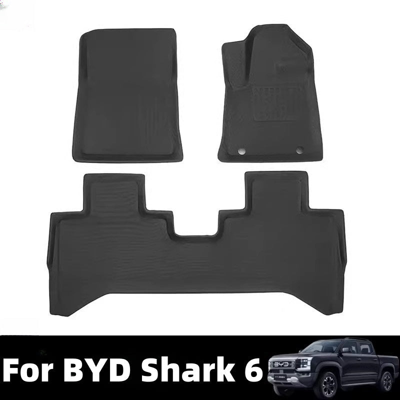 For Australian BYD Shark 6 Rubber Floor Mats & Bed Mat