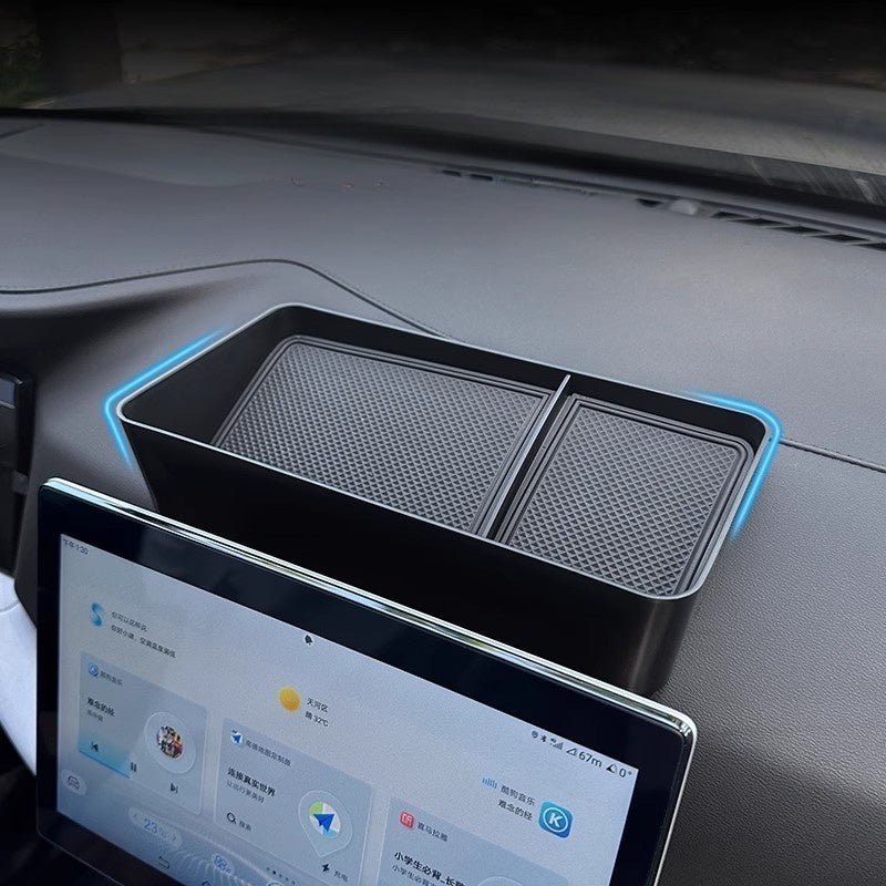 For BYD ATTO 2 Behind Screen Storage Tray Tissue Box