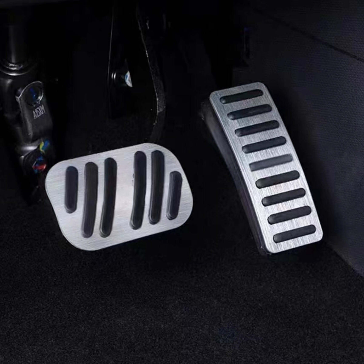 For BYD ATTO 3 Aluminum Alloy Auto Accelerator Pedal Brake Pedal Non-Slip Sleeve