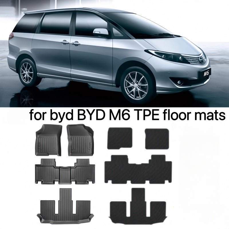 For BYD M6 TPE Floor & Trunk Mats