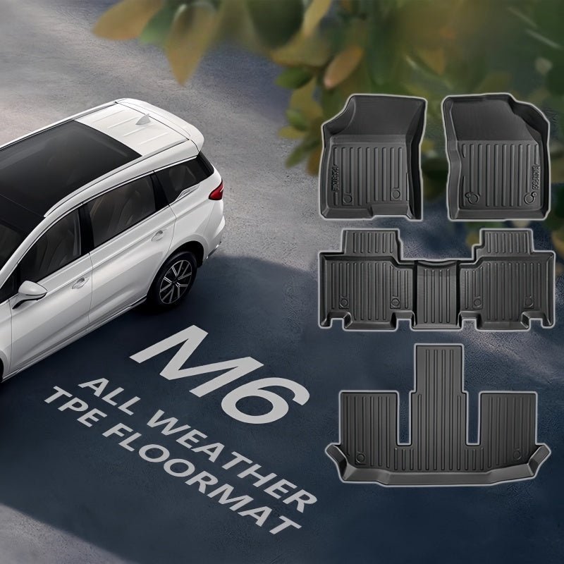 For BYD M6 TPE Floor & Trunk Mats