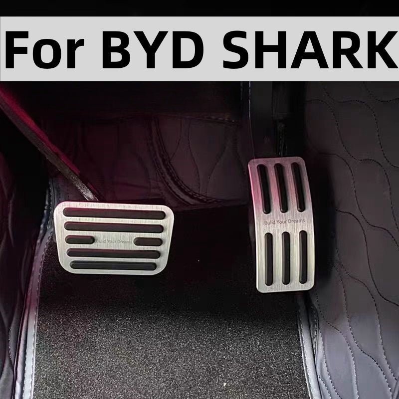 For BYD Shark/ Shark 6 Brushed Aluminum Performance Pedals