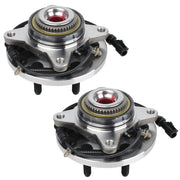 2Pcs Front Wheel Hub Bearing Assembly for 2009-2010 Ford F-150 4WD, 6 Lug w/ABS