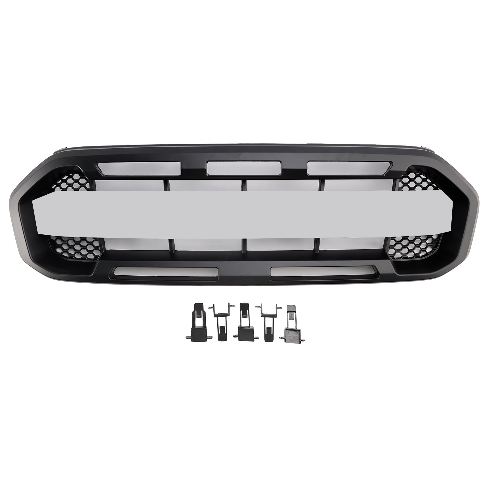2019-2023 Ford Ranger no front cameras Black Raptor Style Front Bumper Grille Grill Generic