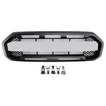 2019-2023 Ford Ranger no front cameras Black Raptor Style Front Bumper Grille Grill Generic