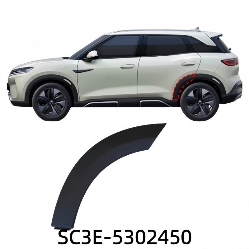 BYD ATTO 2 Wheel Arch Molding, Front and Rear Section Options