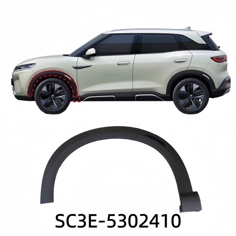 BYD ATTO 2 Wheel Arch Molding, Front and Rear Section Options