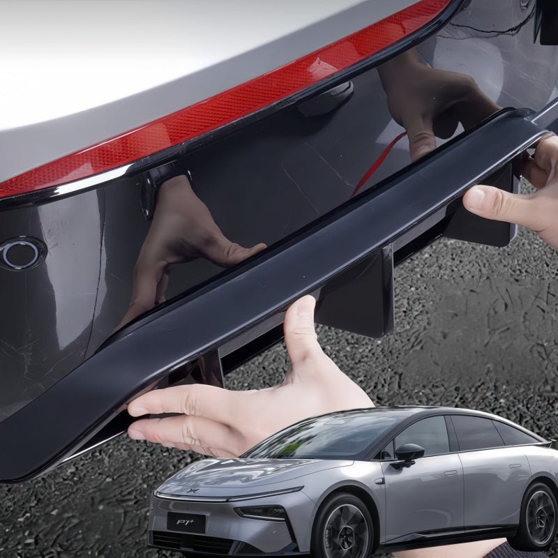 Gloss Black ABS Rear Bumper Spoiler For 2026 Xpeng P7+