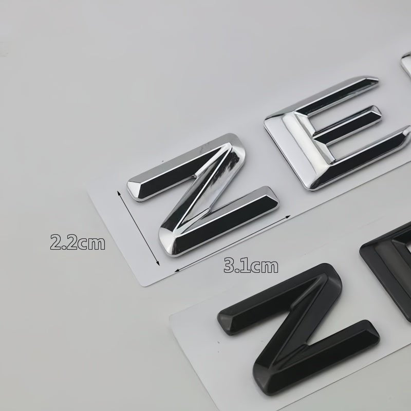 Gloss‑Black Rear Emblem Badge Sticker for Zeekr 7GT