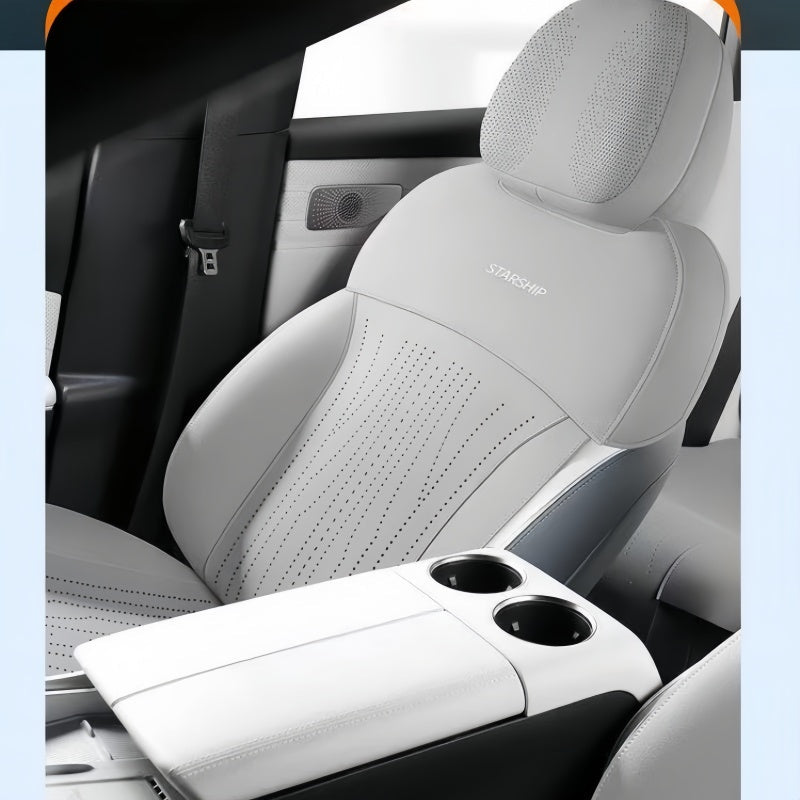 Half-Wrapped Premium Suede Seat Covers for Geely Starray EM-i