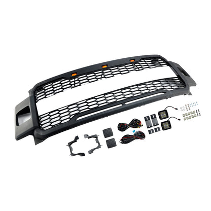 Front Bumper Grill Grille Fit 2017-2019 Ford F-250 F-350 F-450 Raptor Style