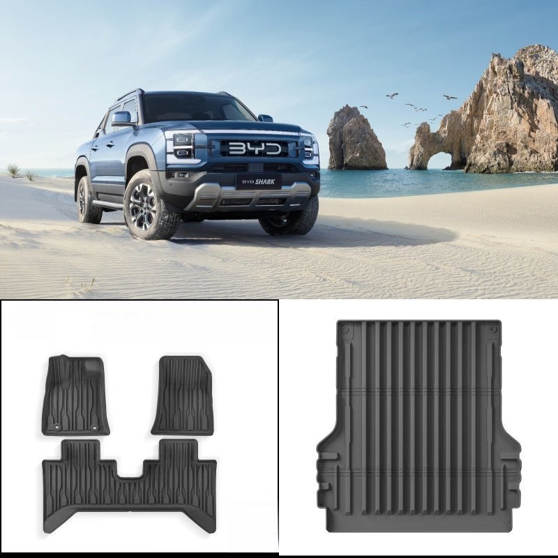 High-Performance TPE Floor MATS & Trunk /Bed Mat For BYD Shark 6