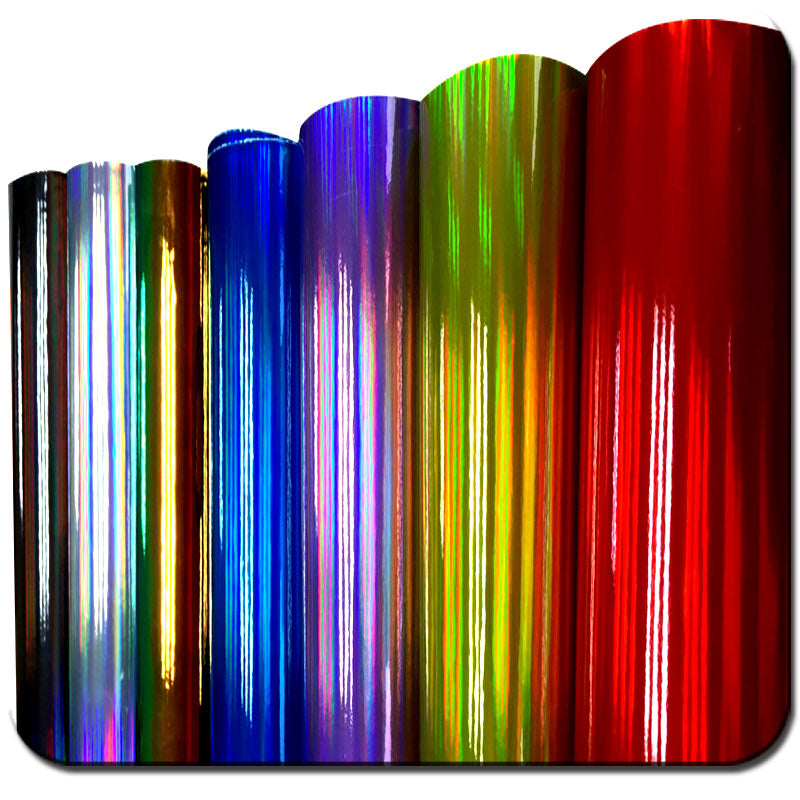 Red Holographic Chrome Wrap