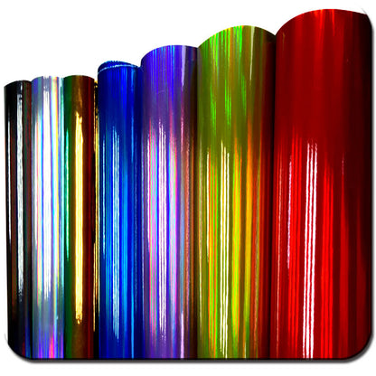 Red Holographic Chrome Wrap
