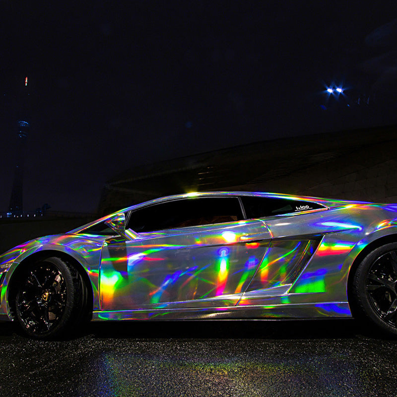 Holographic Chrome Vinyl Film