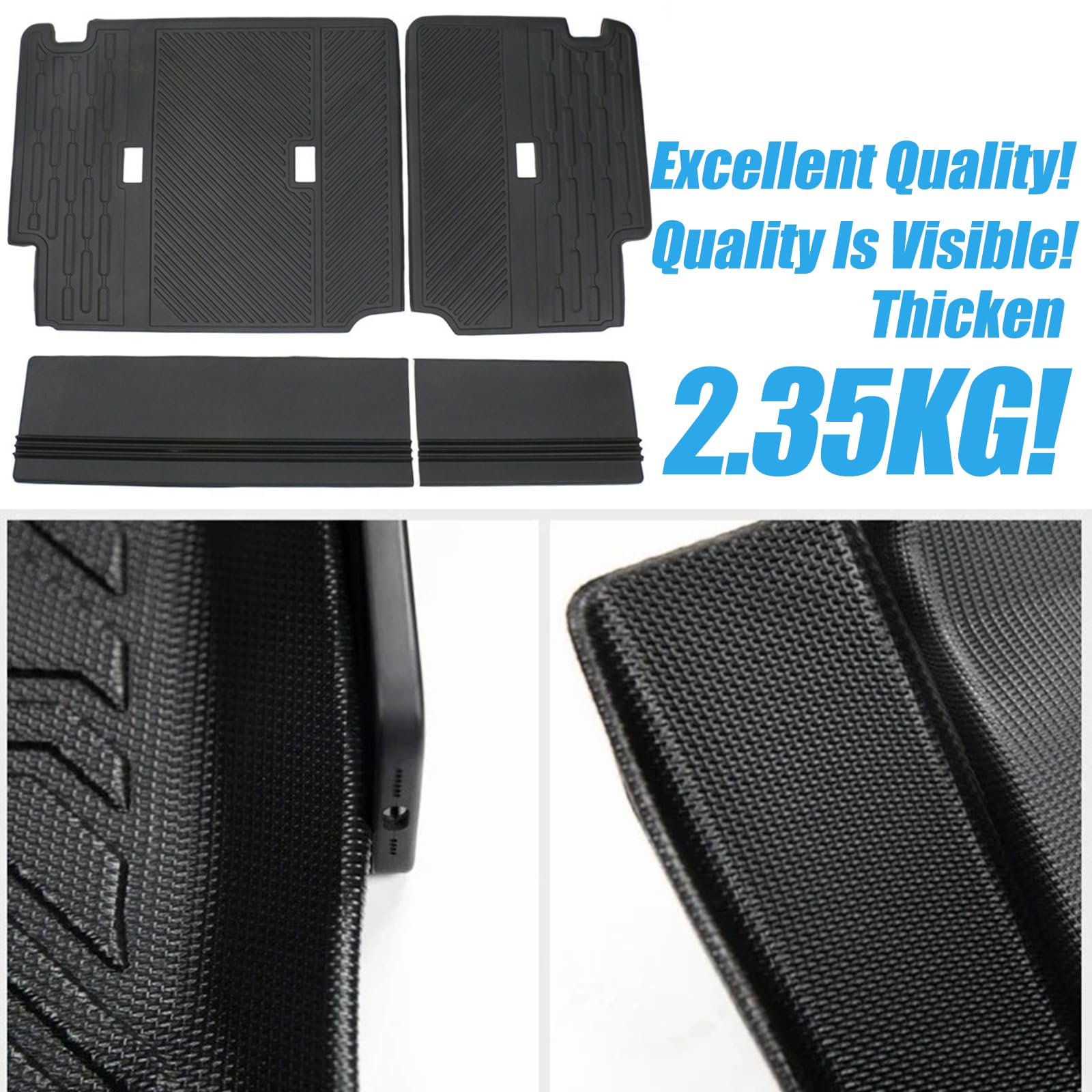 Heavy-Duty Rear Seat Protector for Ford Bronco 4-Door 2021-2026