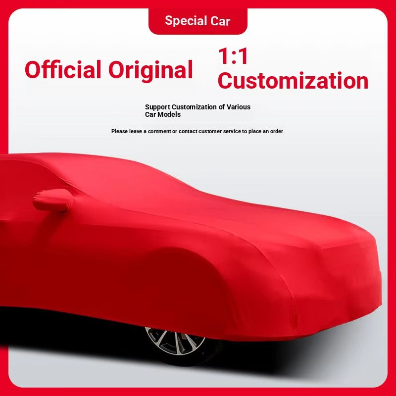 Car Cover for Chevrolet Corvette C4 C5 C6 C7 C8,Soft Velvet Elastic Fabric,Outdoor UV & Weather Resistant Full Shield