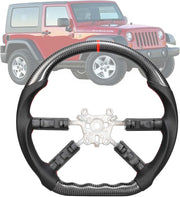 Steering Wheel for 2007-2024 Jeep Wrangler JK Sport/Sahara/Rubicon (2-Door & 4-Door)