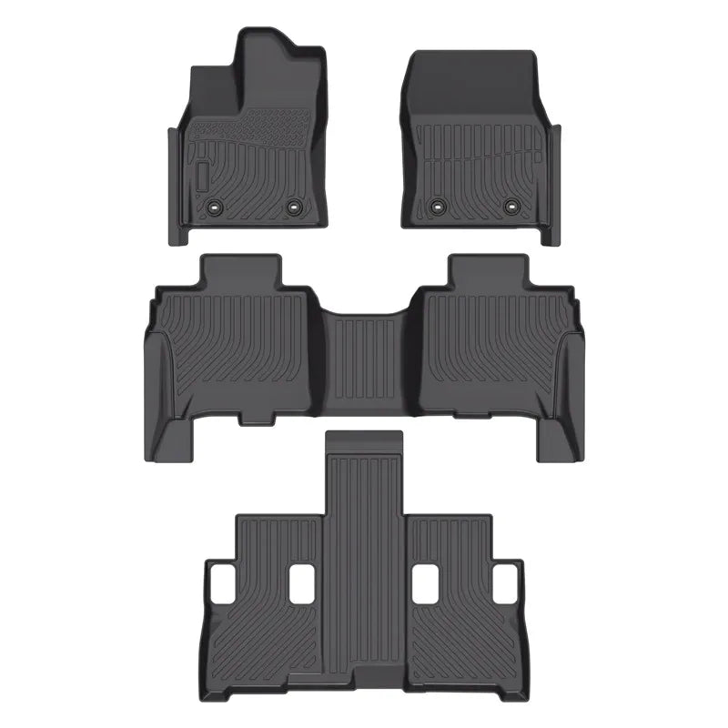 Custom TPE All-Weather Floor Mats for 2023-2025 Toyota Sequoia