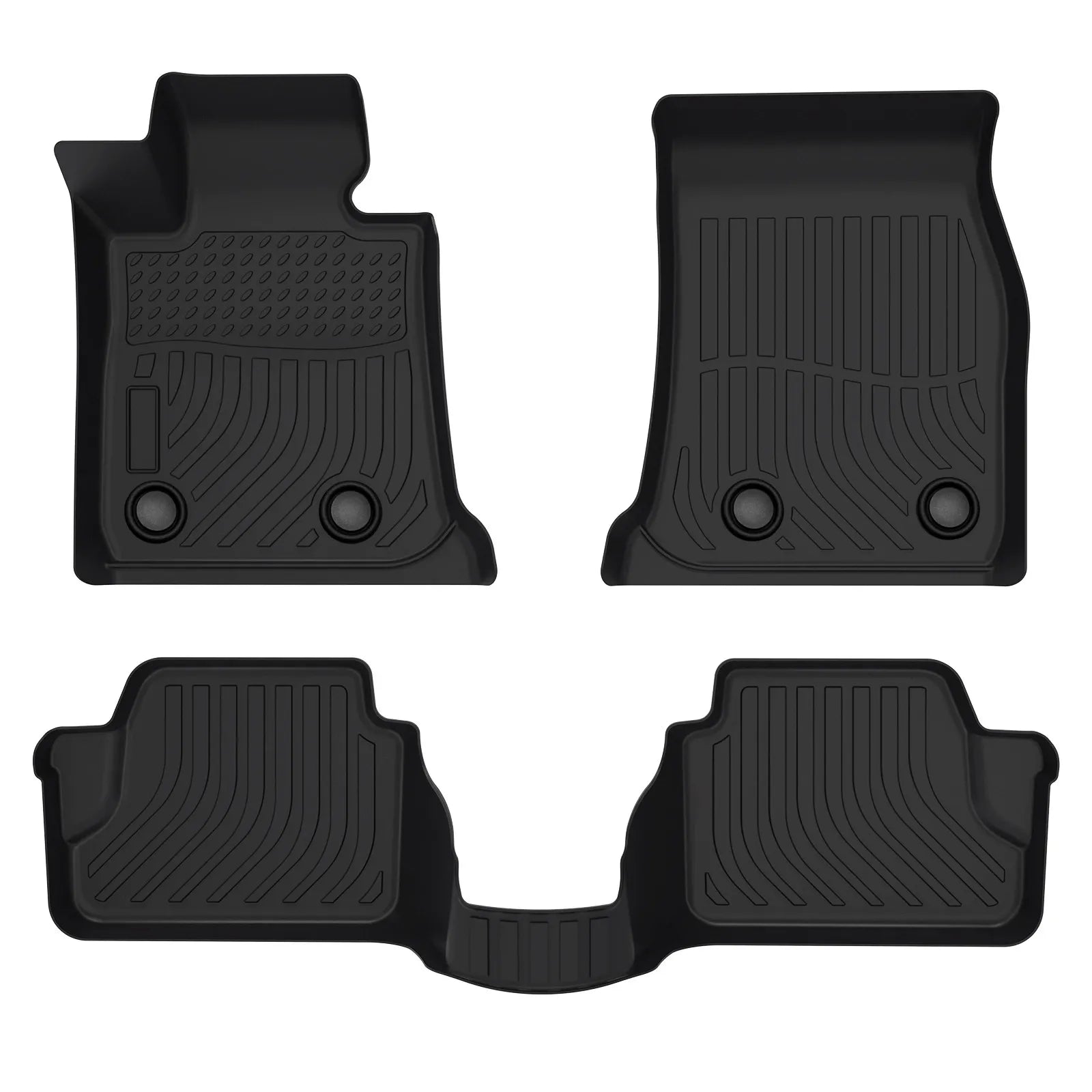 Laser-Fit TPE All-Weather Floor Mats for 2017-2021 BMW M2 (F87)