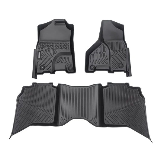 for 2013-2018 Dodge Ram 1500 Crew Cab TPE Car Floor Mats