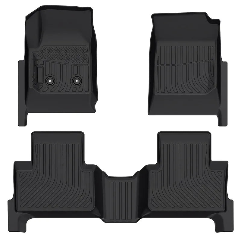 Custom TPE All-Weather Floor Mats for 2015-2022 GMC Canyon Crew Cab