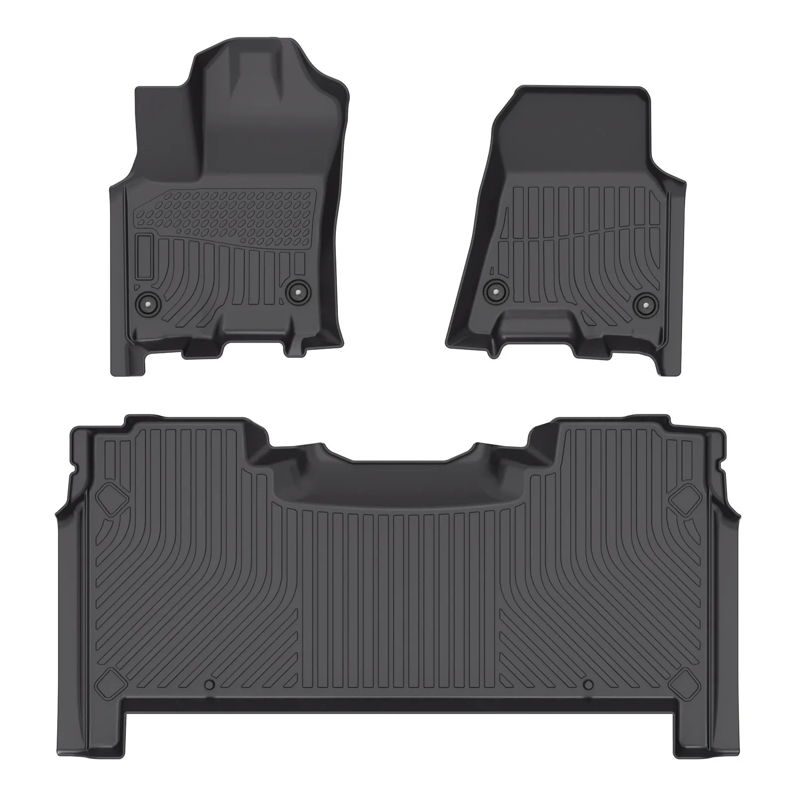 Custom TPE All-Weather Floor Mats for 2025 Dodge Ram 1500 Quad Cab (Bench Seat)