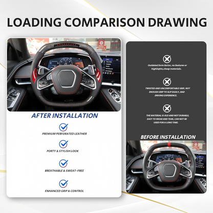 Steering Wheel for 2020-2025 Chevrolet Corvette C8